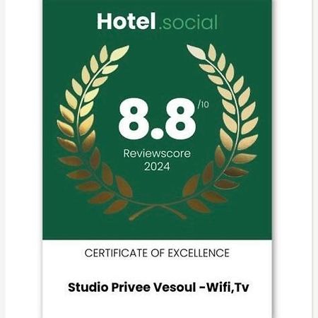 Studio Privee Vesoul -Wifi,Tv,Clim,Parking Gratuit 외부 사진